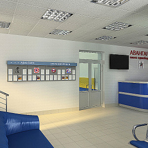 Наше портфолио - 3D визуализация школы единоборств "Авангард"