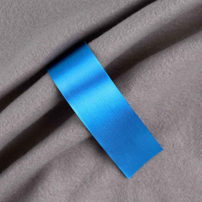 Лента сатиновая Satin 35 XXL, голубая, 210 см